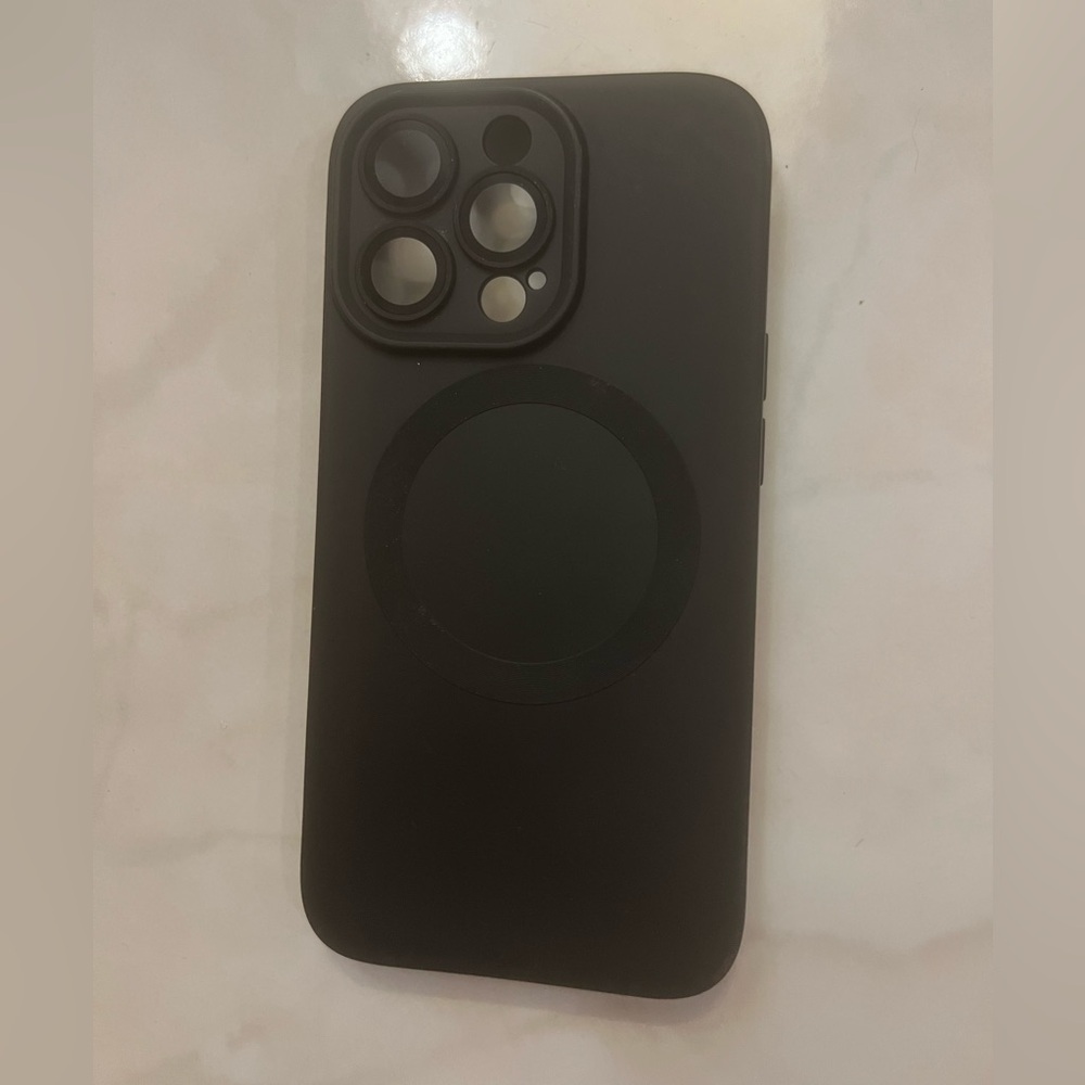 iPhone 13 Pro Sleek Black Phone Case